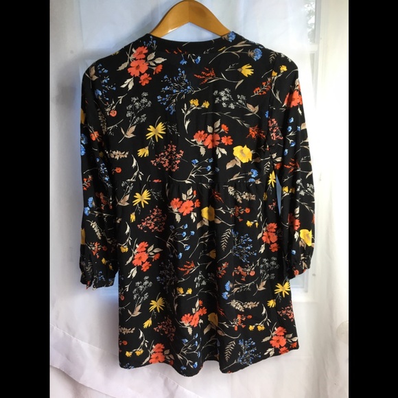 Old Navy Girls Black Floral Midi Dress Size XS - Picture 2 of 5